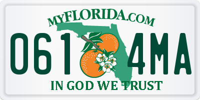 FL license plate 0614MA