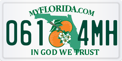FL license plate 0614MH