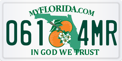 FL license plate 0614MR