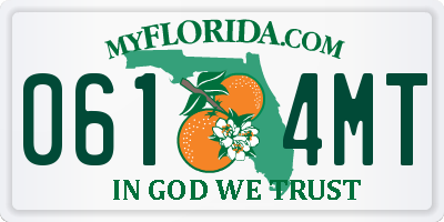FL license plate 0614MT