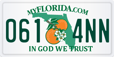 FL license plate 0614NN