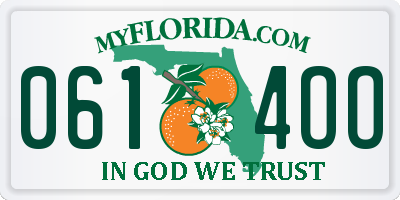 FL license plate 0614OO