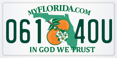 FL license plate 0614OU