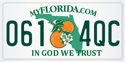FL license plate 0614QC