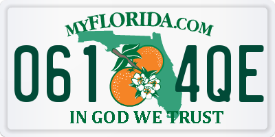 FL license plate 0614QE