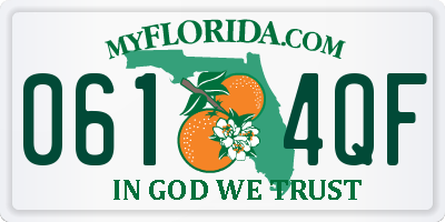 FL license plate 0614QF