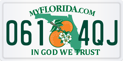 FL license plate 0614QJ