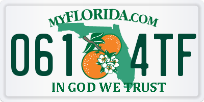 FL license plate 0614TF