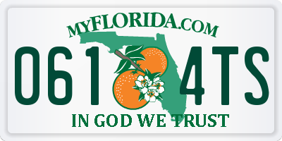 FL license plate 0614TS