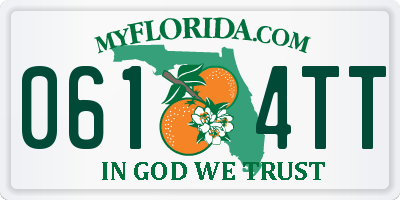 FL license plate 0614TT
