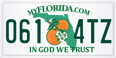 FL license plate 0614TZ