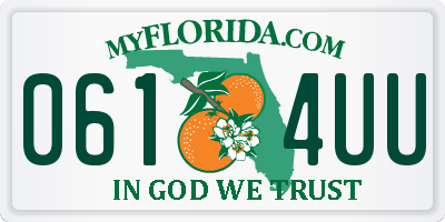FL license plate 0614UU
