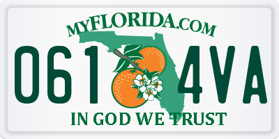 FL license plate 0614VA
