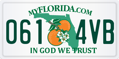 FL license plate 0614VB