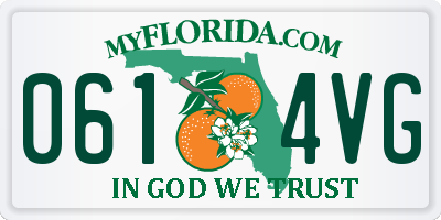FL license plate 0614VG