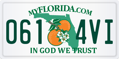 FL license plate 0614VI