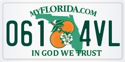 FL license plate 0614VL
