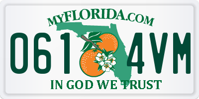 FL license plate 0614VM