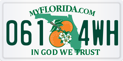 FL license plate 0614WH