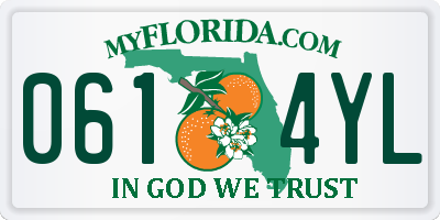 FL license plate 0614YL
