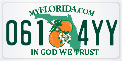 FL license plate 0614YY