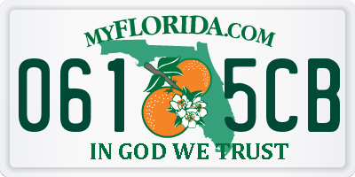 FL license plate 0615CB