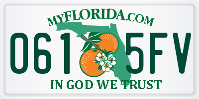 FL license plate 0615FV