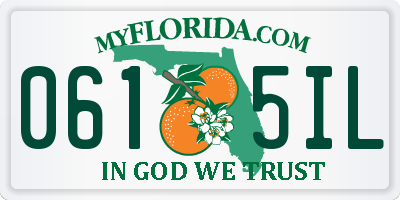 FL license plate 0615IL