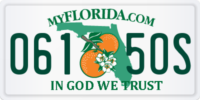 FL license plate 0615OS