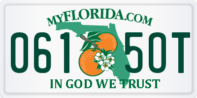 FL license plate 0615OT