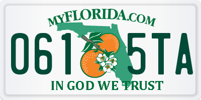 FL license plate 0615TA