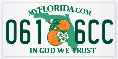 FL license plate 0616CC