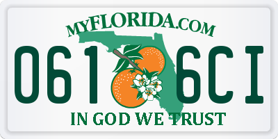 FL license plate 0616CI