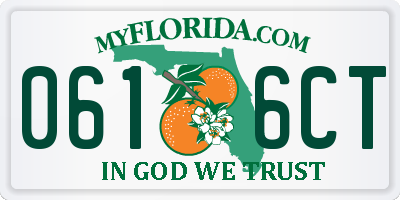 FL license plate 0616CT
