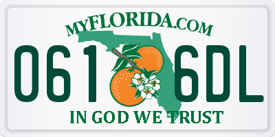 FL license plate 0616DL