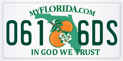 FL license plate 0616DS