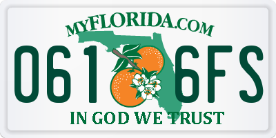 FL license plate 0616FS