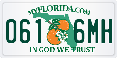 FL license plate 0616MH