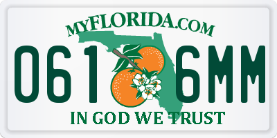 FL license plate 0616MM