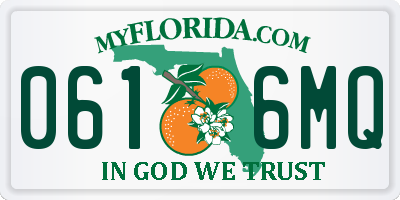FL license plate 0616MQ