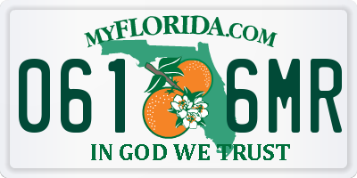 FL license plate 0616MR