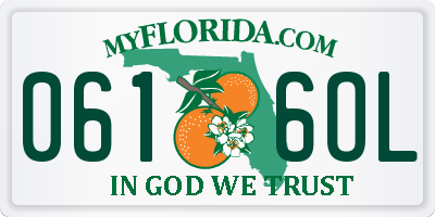 FL license plate 0616OL