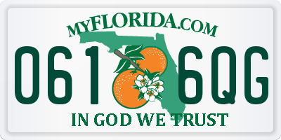 FL license plate 0616QG
