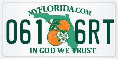FL license plate 0616RT