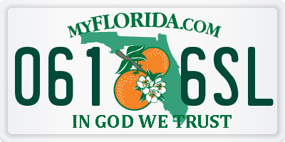 FL license plate 0616SL