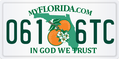 FL license plate 0616TC