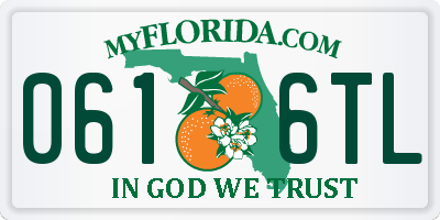 FL license plate 0616TL