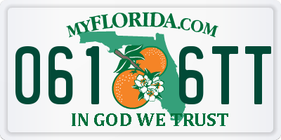FL license plate 0616TT