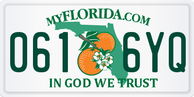 FL license plate 0616YQ