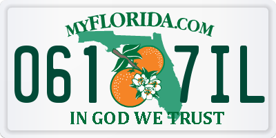 FL license plate 0617IL